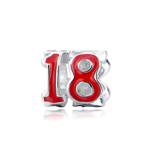 18 Years of Love Charm 925 Sterling Silver