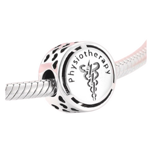 Physiotherapy Charm 925 Sterling Silver