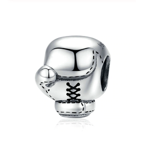 Boxing Glove Charm 925 Sterling Silver