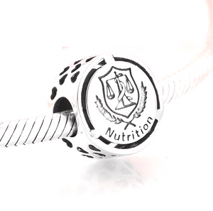 Nutrition Charm 925 Sterling Silver - Nutritionist Charm